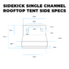 Sidekick Awning Brackets Rooftop Tent Side Specs